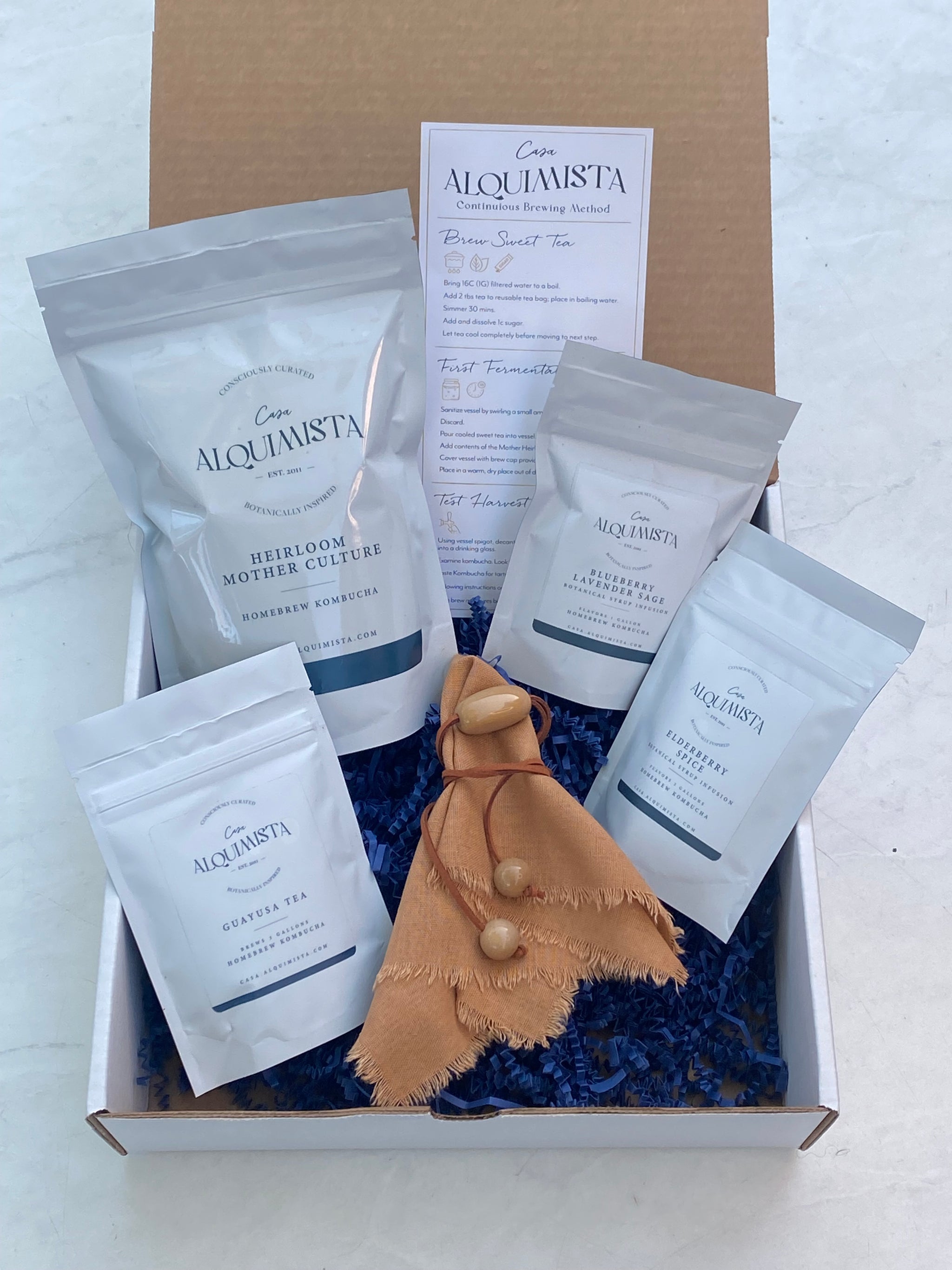 HOMEBREW KOMBUCHA KIT – Casa Alquimista